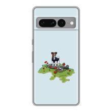 Чехлы с картинкой собаки Патрон для Google Pixel 7 Pro (AlphaPrint) (Сапер Пес)