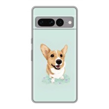Чехлы с собаками для Google Pixel 7 Pro (VPrint) (Корги)
