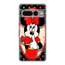 Чехол Disney Mouse Google Pixel 7 Pro (PREMIUMPrint) (Минни Маус ЛВ)