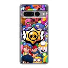 Чехол для Google Pixel 7 Pro Бравл Старс (VPrint)