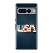 Чохол Прапор USA для Google Pixel 7 Pro (USA)