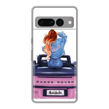 Чехол с печатью для Google Pixel 7 Pro - (Мода) (AlphaPrint) (На машине)