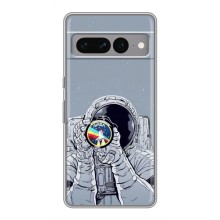 Чехол NASA для Google Pixel 7 Pro (AlphaPrint) (Космонавт фото)