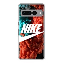 Чехол для Google Pixel 7 Pro - с принтом Найк (AlphaPrint) (Дымчатый найк)
