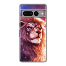 Чехол со Львом для Google Pixel 7 Pro (VPrint) (Красочный Лев)