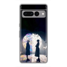 Чехлы Венсдей на Google Pixel 7 Pro Уэнсдей (AlphaPrint) (Уэнздей и Инид)