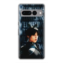 Чехлы Венсдей на Google Pixel 7 Pro Уэнсдей (AlphaPrint) (Уэнздей кошка)