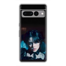 Чехлы Венсдей на Google Pixel 7 Pro Уэнсдей (AlphaPrint) (взгляд Уэнздей)