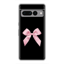Чехол банты для Google Pixel 7 Pro – Бант на черном