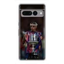 Чехол с футболистом Ламин Ямаль Google Pixel 7 Pro – Ямал с кубком