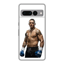 Чехол с картинкой Александр Усик для Google Pixel 7 Pro – Усик на белом
