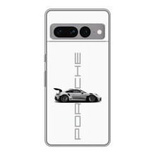 Чохол з авто Порше для Google Pixel 7 Pro – білий порше