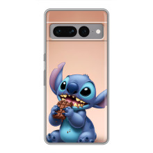 Чохол з малюнком Стіч для Google Pixel 7 Pro – Стіч з шоколадом
