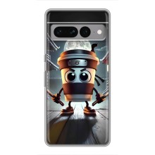 Чехол с мемом Тралалело тралала на Google Pixel 7 Pro (Капучино асасино)
