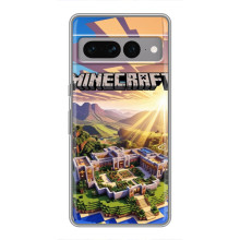 Чохол з картинками Майнкрафт для Гугл Піксел 7 Про – Minecraft