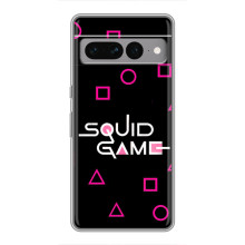 Чехол Гра в кальмара для Google Pixel 7 Pro – Логотип игры кальмара