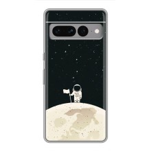 Космические Чехлы для Гугл Пиксель 7 Про (VPrint) (На луне)