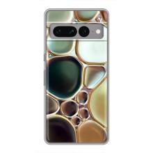 Мраморный чехол на Google Pixel 7 Pro (VPrint) (Радужный Мрамор)