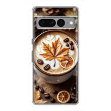 Чехол с уникальным дизайном «Осень с кофе» для Google Pixel 7 Pro – Пряный кофе