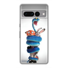 Силіконовий чохол з принтом Зоотрополіс для Google Pixel 7 Pro – Змія Зоо