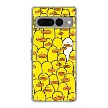 Силиконовый бампер с картинкой животных для Google Pixel 7 Pro (Особенный)