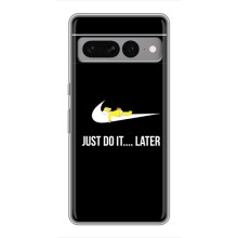 Силиконовый Чехол на Google Pixel 7 Pro с картинкой Nike (Later)