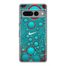 Силиконовый Чехол на Google Pixel 7 Pro с картинкой Nike (Найк зеленый)