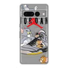 Силиконовый Чехол Nike Air Jordan на Гугул Пиксель 7 Про (Air Jordan)