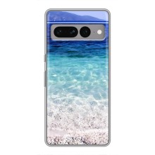 Силиконовый чехол с КАРТИНКАМИ лето для Google Pixel 7 Pro (AlphaPrint) (Море)