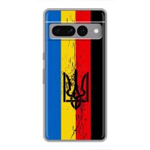 Украинские Чехлы для Google Pixel 7 Pro с картинкой УПА (AlphaPrint) (Флаг УПА)
