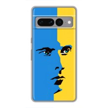 Украинские Чехлы для Google Pixel 7 Pro с картинкой УПА (AlphaPrint) (Степан Бандера)
