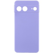 Чохол Silicone Cover Lakshmi Full Camera (AAA) для Google Pixel 7 – Бузковий