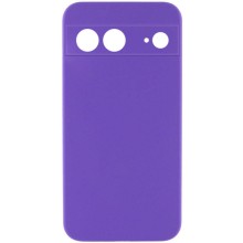 Чехол Silicone Cover Lakshmi Full Camera (AAA) для Google Pixel 7 (Фиолетовый)