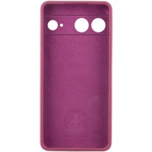 Чехол Silicone Cover Lakshmi Full Camera (AAA) для Google Pixel 7 – Бордовый