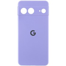 Чехол Silicone Cover Lakshmi Full Camera (AAA) with Logo для Google Pixel 7 (Сиреневый)