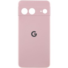 Чехол Silicone Cover Lakshmi Full Camera (AAA) with Logo для Google Pixel 7 – Розовый