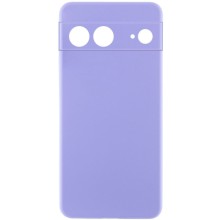 Чехол Silicone Cover Lakshmi Full Camera (AA) для Google Pixel 7 – Сиреневый