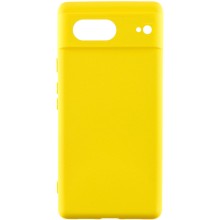 Чехол Silicone Cover Lakshmi Full Camera (AAA) для Google Pixel 7 – Желтый