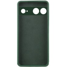 Чехол TPU GETMAN Liquid Silk Full Camera для Google Pixel 7 – Зеленый