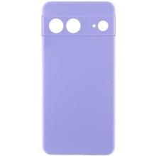 Чохол Silicone Cover Lakshmi Full Camera (AA) для Google Pixel 7 – Бузковий