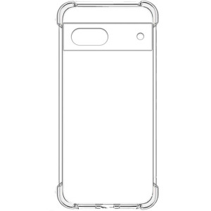 TPU чехол GETMAN Ease logo усиленные углы Full Camera для Google Pixel 7 – Прозрачный