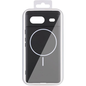 Чехол Silicone Cover Lakshmi Full Camera (AA) with Magnetic Fit для Google Pixel 7 – Черный
