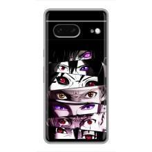 Чехлы Персонажи Аниме Наруто для Google Pixel 7 (AlphaPrint) – Глаза Anime