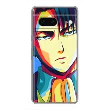 Чехлы Персонажи Аниме Наруто для Google Pixel 7 (AlphaPrint) – Леви Аккерман