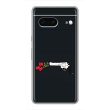 Чехлы (ART) Цветы на Google Pixel 7 (VPrint) (Неожиданные цветы)