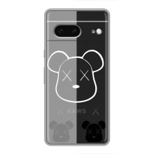 Чехлы для Google Pixel 7 - Bearbrick Louis Vuitton (PREMIUMPrint) (БеарБрик глаза)