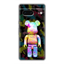 Чехлы для Google Pixel 7 - Bearbrick Louis Vuitton (PREMIUMPrint) (Яркий Bearbrick)