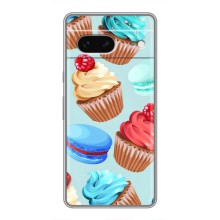 Чехлы с Фруктами для Google Pixel 7 (VPrint) (Кексики)
