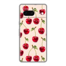 Чехлы с Фруктами для Google Pixel 7 (VPrint) (Вишня)
