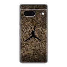 Чохли для Google Pixel 7 - з картинкою JORDAN (AlphaPrint) (Logo Jordan)